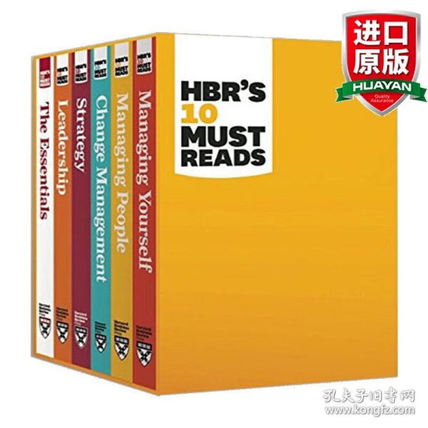 英文原版 HBR's 10 Must Reads Boxed Set (6 Books)  (HBR's 10 Must Reads)哈佛商业评论六册套装 英文版 进口英语原版书籍