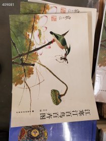 《江寒汀百鸟百卉图》上海书画出版社出版！16开100页，定价60元！特价：35元！包正版。