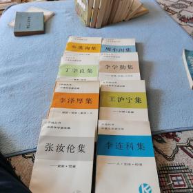 开放丛书  中青年学者文厍：张汝伦集、丁学良集、邓英淘集、李连科集、周小川集丶王x宁集、李学勤集、李泽厚集