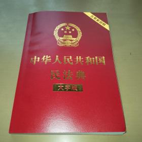 中华人民共和国民法典（大字版32开大字条旨红皮烫金）2020年6月新版