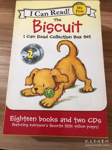 小饼干狗系列英文原版 My First I Can Read Biscuit 汪培珽书单第一阶段 18册 2CD盒装 分级读物 儿童英语启蒙学习绘本