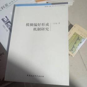 逻辑与科学方法论研究丛书：模糊偏好形成机制研究