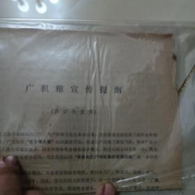 湖南涟源广积粮宣传提纲一九七五