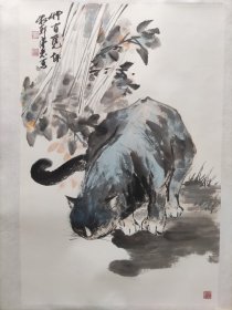 河北著名画家宋志～草间觅趣竖幅
