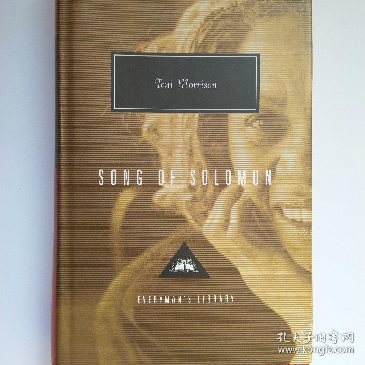 Song of Solomon 所罗门之歌 英文原版 实物拍摄 正品 九五品