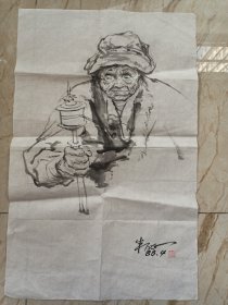 朱乃正，《老人》