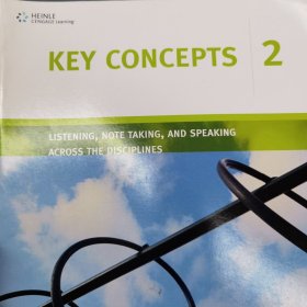 Key Concepts 2 Listening Note taking and Speaking