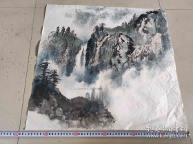 山水画，无款，保真，低价出