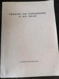 中医类别中医（壮医）专业执业医师资格考试（试点）考试大纲