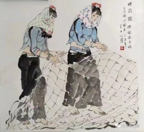 韦江琼 (1940-2018)，女，广西扶绥人，1983年从湖北省美术院调入福建省画院任职，1997年5月评为国家一级美术师职称，中国美术家协会会员，福建省美术家协会理事，擅长人物画，是国内最具代表性的“惠安女”画家，曾在香港台湾和日本等地办展，刮起“惠安女热潮”。