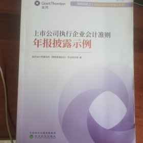 上市公司执行企业会计准则年报披露示例