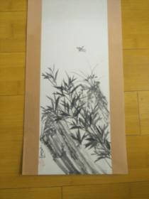 竹石图水墨