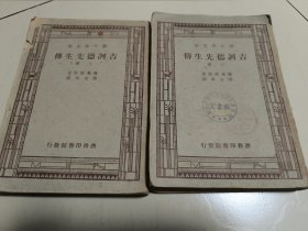 吉诃德先生传二册全（上下）（新中学文库）