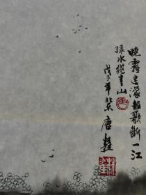 著名画家唐林雄国画作品 师从著名画家潘洁兹，秦岭云，1973年：进入中国美术馆参加美术创作斑，辅导老师有著名画家：潘洁兹，娄师白，周思聪，张仁芝，何镜涵。