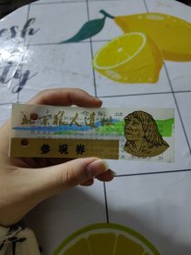 北京猿人遗址参观券（塑料）