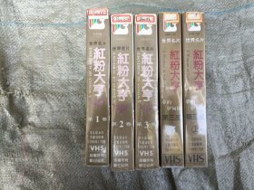 绝版录像带 红粉大亨1-3本加其 第三部1 . 2 五本合售 多网同售 请看描述