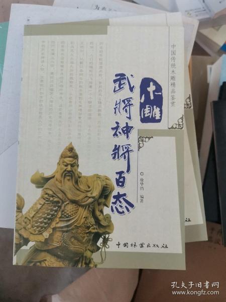 中国传统木雕精品鉴赏：木雕武将神将百态