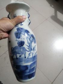 清代青花瓷花瓶