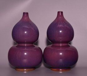 钧窑葫芦31.6×19厘米