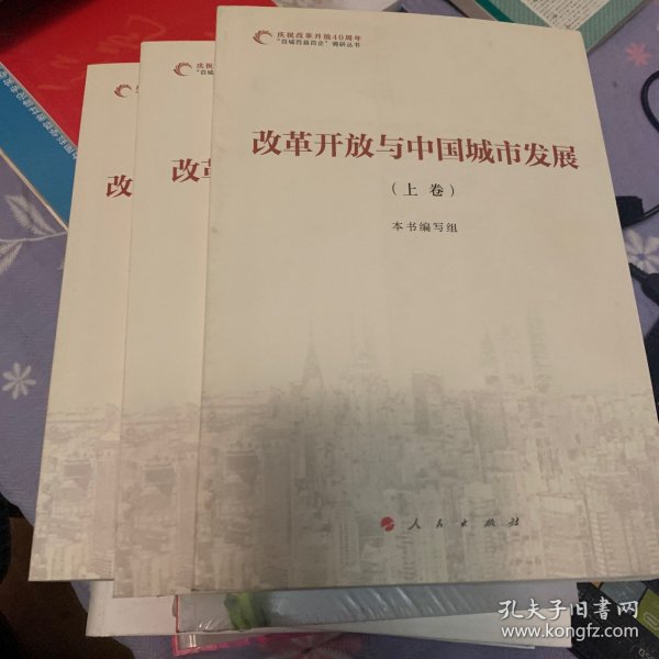 庆祝改革开放40周年“百城百县百企”调研丛书：改革开放与中国城市发展（套装全3卷）