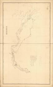 0507古地图1882 江苏长江海图。
图幅尺寸138.63*84.62厘米。
宣纸印刷品。