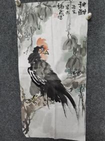 山东著名书画家，王炳龙花鸟画作品1