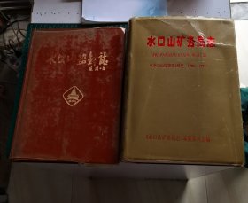 水口山铅锌矿史：（水口山铅锌志1896-1980 、 水口山矿务局志续卷1981-1995 （2本和售）