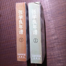 张学良年谱：上下两册/张学良暨东北军史系列丛书