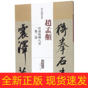 趙孟頫杜甫秋興八首二贊二詩/歷代名家碑帖經典