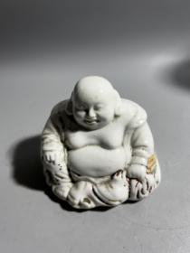 八九十年代弥勒佛雕塑瓷