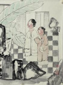 郭晨阳    尺寸  66/66  托片
出生于1983年，2006年毕业于西安美术学院，作品有《空山新雨后》、《云水入梦乡》等。
师承  陈国勇.李才根先生。