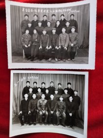1975年甘肃师范大学灵台县同学合影2张，工农兵大学生