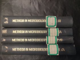 4本 methods in microbiology volume 5A 5B 6A 6B 卷 微生物学方法