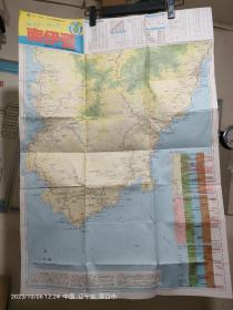 日本伊豆半岛地图。