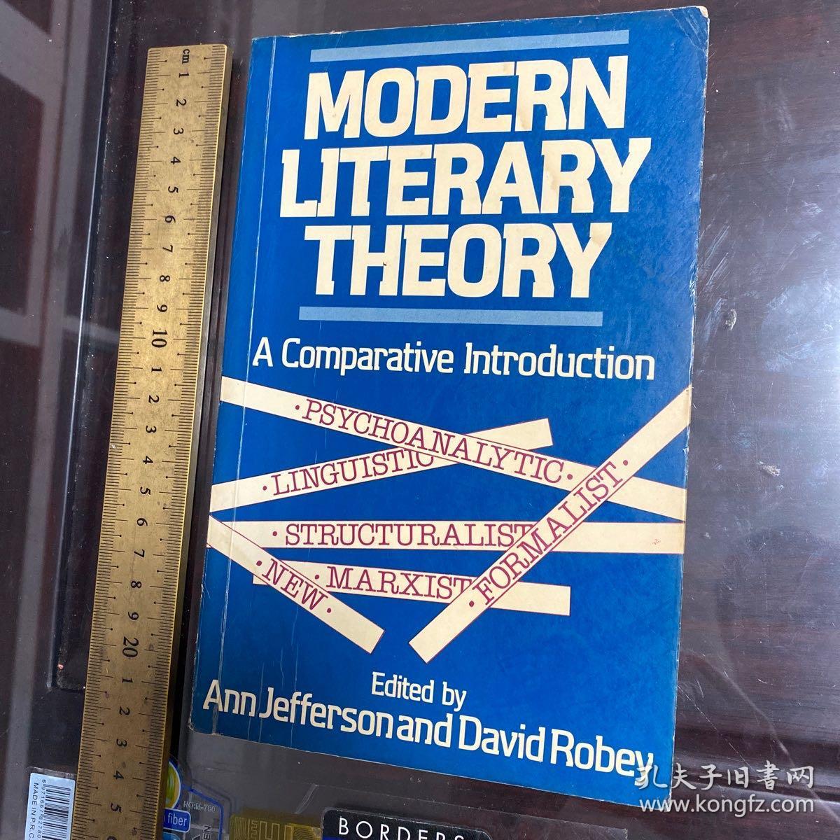 Modern literary theory a comparative introduction history of literature 比较文学理论 英文原版