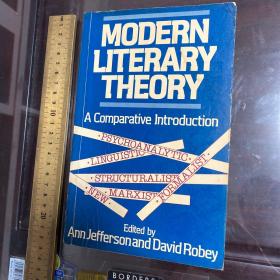 Modern literary theory a comparative introduction history of literature 比较文学理论 英文原版