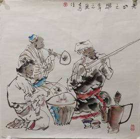 刘大为人物画