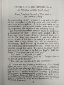 Everyman's Library No.840（人人文库，第840册）:  American Short Stories of the Nineteenth Century 《十九世纪美国短篇小说》一册全，美品现货