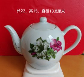 花卉茶壶 柚子壶 萱草花茶壶