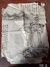 画一张，尺寸（65*49）cm，如图，货号 ：F86