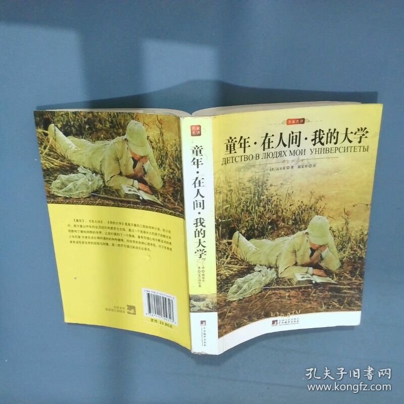 童年 在人间 我的大学   苏 高尔基著 郭家申译 中央编译出版社