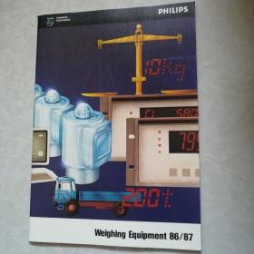 PHILIPS  Weighing Equipment1986/87（宣传册）