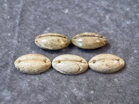 高古玉贝币5个一组