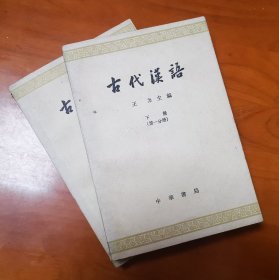 古代汉语（下册1、2分册）