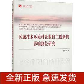 區(qū)域技術(shù)環(huán)境對企業(yè)自主創(chuàng)新的影響路徑研究