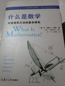 什么是数学：对思想和方法的基本研究（第4版）