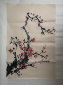 手绘国画 梅花