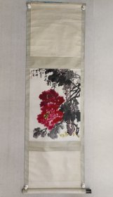 花魁，老画一幅70*50cm，品相一般，如图。