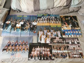 美国NBA梦之队 NBA篮球海报 双面海报 乔丹海报 科比海报 詹姆斯海报 大合集