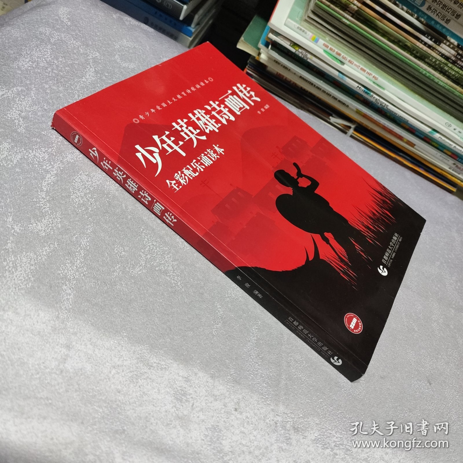 少年英雄诗画传 全彩配乐诵读本（内页干净无笔记）（原版现货）